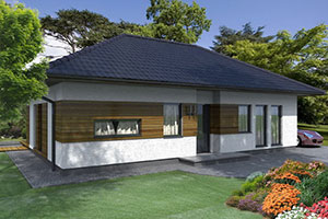 Bungalow als Fertighaus